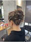 お祭りヘアセット