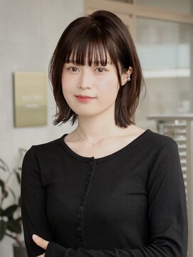 ガーデン オオタカノモリ(garden otakanomori) 20代30代40代小顔ヘア外ハネくびれボブ×シースルーバング