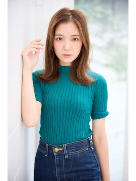 レム 綱島店(REM) ミディアムボブ×艶カラー