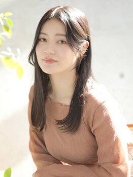 アビエ(abije)の写真/髪質改善【オージュア・トリートメント】＆超高濃度・水素カラーで＜超うる艶髪＞