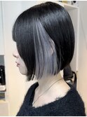 "インナーカラー×ボブ
