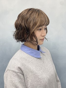 ウクラ バイ レシッド 池袋(uchla by rcid) bob×perm☆ミニボブウェーブパーマ