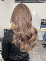 リゲル(rigel)&nbsp;ミルクティーベージュ×巻き髪