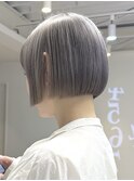 ラベンダーシルバーミニボブ