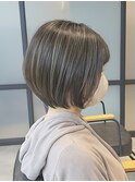 ボブ/ショートボブ/ハイライト/30代/40代/大人女性/白髪ぼかし