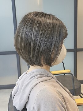 ヘアーカッティングガーデン ジャック モアザン 梅田店 ボブ/ショートボブ/ハイライト/30代/40代/大人女性/白髪ぼかし