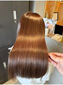 大人可愛い◎縮毛矯正髪質改善ロング秋色