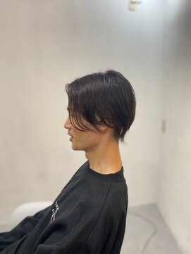 ソイクフ 高田馬場店(SOY-KUFU) 20代30代40代◎似合わせカットブルーブラックセンターパート