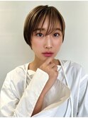 30代40代◎大人可愛い小顔ハンサムショート×前髪長めp上尾