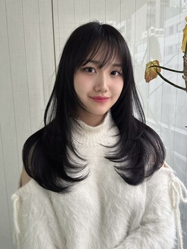 エトラ 渋谷店(etora) ◎小顔ヘア レイヤーカットワンホンヘア韓国ヘア