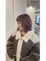 ガーランドウメダ(Garland umeda)&nbsp;【ブリーチあり】ボルドーレッド♪  Sayaka