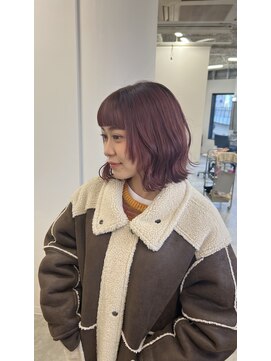 ガーランドウメダ(Garland umeda) 【ブリーチあり】ボルドーレッド♪ Sayaka