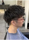 MEN’S HAIR/ジェットモヒカン/スパイキーショート/伊勢崎