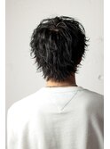 波巻きパーマ×ショートマッシュウルフ