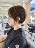 ショートカット×ひし形ショートボブ×ハイレイヤー×髪質改善