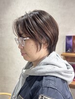 エンクス(enx)&nbsp;/大人ガーリー/ダークアッシュ/似合わせカット/鶴ヶ峰SK34