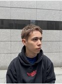 ミルクティーベージュラフショート