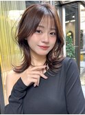 赤味のないベージュカラー×レイヤーカット【平山晶也】