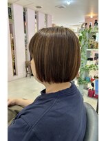 ドゥ スタイル 三国ヶ丘店(Duex Style)&nbsp;オフィススタイル　×白髪ぼかし、ナチュラルハイライトカラー