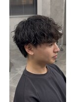 サップ 茨木店(Sup) 波巻きパーマ マッシュ ショートネープ