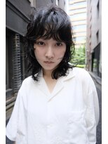 ノラギンザユー(NORA GINZA/U) ウルフウフルカットレイヤーカットパーマ