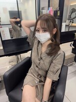 ラピス 名古屋 栄店(Lapis) グレージュカラー/レイヤーカット/顔まわりカット/髪質改善
