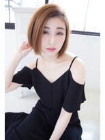 アンジュ ヘアー(Ange hair)&nbsp;アンジュヘアー　大人系前下がりボブ！