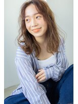 アコロン(acoron)&nbsp;小顔カット＿くびれセミディ＿アッシュカラー ＿新宿