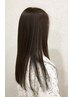 カット+ツヤサラ縮毛矯正+超音波トリートメント　￥24,200
