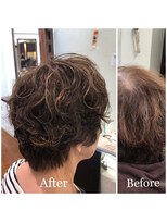 フラワーズビィーオーディー(FLOWERS BOD)&nbsp;オシャレ染めで白髪染め　ショート×パーマ×ハイライト