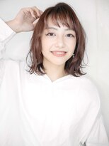 シュシュ(shushu)&nbsp;大人の前髪外ハネボブ　【有海一生】 髪質改善 カット