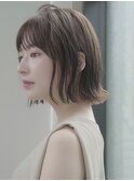 大人可愛い前髪あり外ハネボブ20代30代【AIN.表参道】川原大地