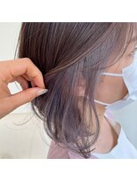 ヘアビータ 松前店(HAIR vita)&nbsp;ボブ×インナーラベンダーグレージュ