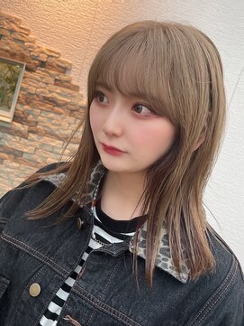 ヘアーアンドライフミルコ(miRuko) ミルクティカラー