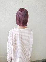 グランシュ 青葉台店(GranCieux)&nbsp;ベリーピンク×切りっぱなしミニボブ☆