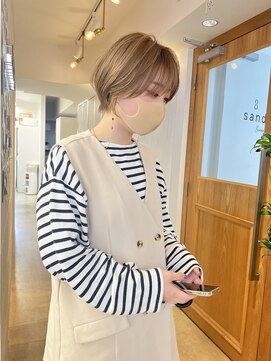 サンドシーン(sand scene) [原宿表参道駅/ショコラベージュ/ボブルフ/カール]