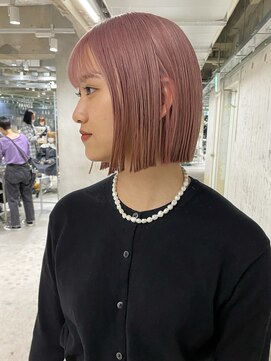 ロジ(loji) ボブ×ピンク