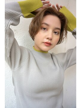 ツウィ(twi) 【twi】ゆるセンターショートボブ