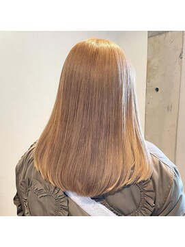 キティン 吉祥寺(kitin) 《kitin吉祥寺》ブロンド ストレートミディ