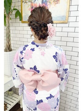 リール(THE RIRE.) ＊THE  RIRE.  浴衣×シニヨンアレンジ＊