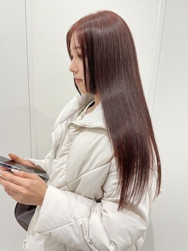 ビーバイシージャストビューティー(B by C just beauty) redbrown☆顔周りカット