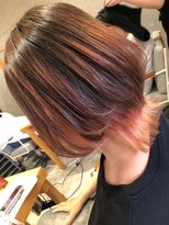 エヌアンドエー 草加店(N&A)&nbsp;大人ショート×髪質ケア#4 ウルフレイヤー＋裾カラー/ハイライト