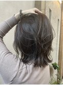 ミディアムレイヤースタイル