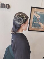 ネオリーブチノ 登戸店(Neolive cino)&nbsp;【ヘアセット】水引　金箔　ヘアアレンジ