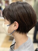 ヘアークリアー 春日部 大人可愛い耳かけスッキリハンサムショート/春日部/30代40代50代