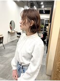 ボブ×パーマ