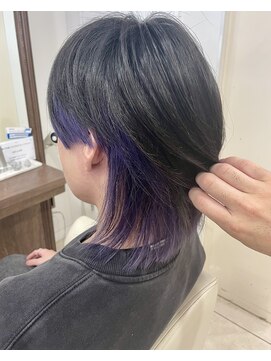 プログレス 国分寺店(PROGRESS) マッシュウルフ×インナーパープル