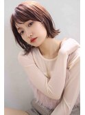 ☆【ピンクブラウン×外はね】☆