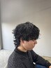メンズ限定　デザインパーマ＋カット