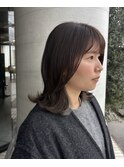 外はねミディアムスタイル